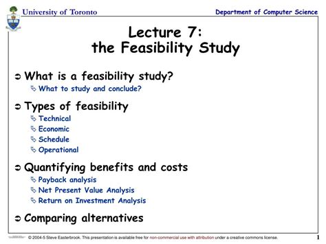 Ppt Lecture 7 The Feasibility Study Powerpoint Presentation Free