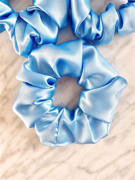 Royal Blue Satin Scrunchie Lupon Gov Ph