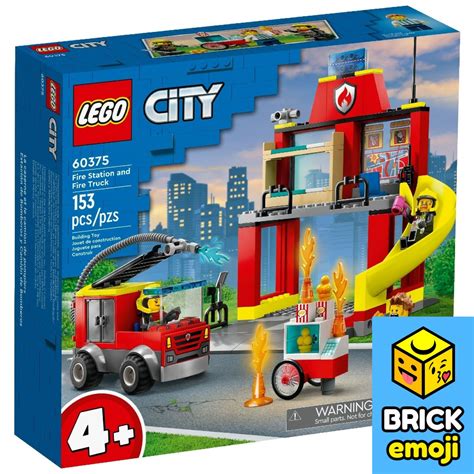 Lego 60375 City Fire Station And Fire Truck Shopee Malaysia