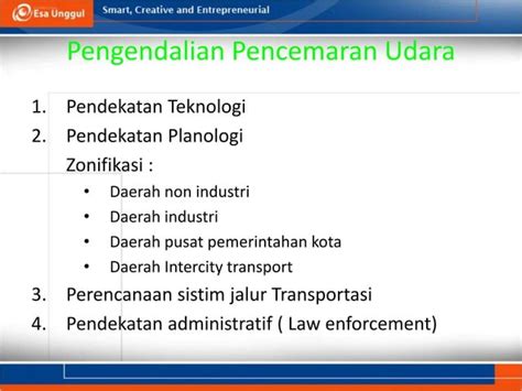 Ppt Ueu Permasalahan Kesehatan Dan Pencemaran Udara Pertemuan Ppt