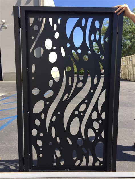 Contemporary Modern Metal Gate,modern Metal Gate , Custom Size Art ...