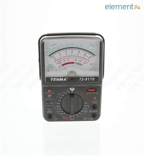 72 8170 Tenma Analog Multimeter 1ohm To 10kohm 06v To 1000v