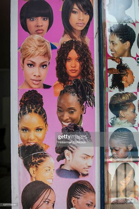 Signage At African Hair Salon Johannesburg South Africa News Photo