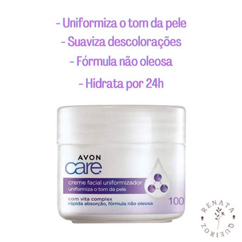 Creme Facial Avon Care Uniformizador Hidratante G Shopee Brasil