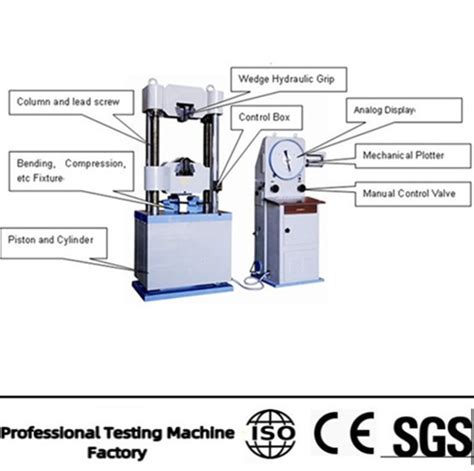 Hydraulic Universal Tensile Testing Machine Kn