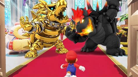 Super Mario Odyssey Secret Special Fury Bowser And Golden Bowser Boss