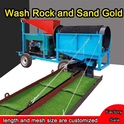 Portable Gold Mining Equipment Small Gold Recovery Wash Plants For