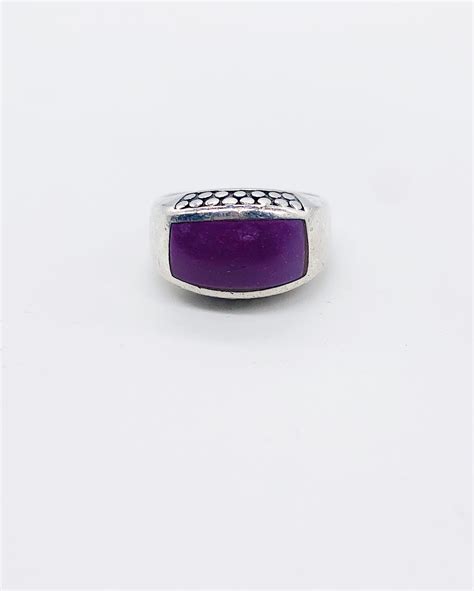 Purpurite Block Ring Lexicon Jewelry