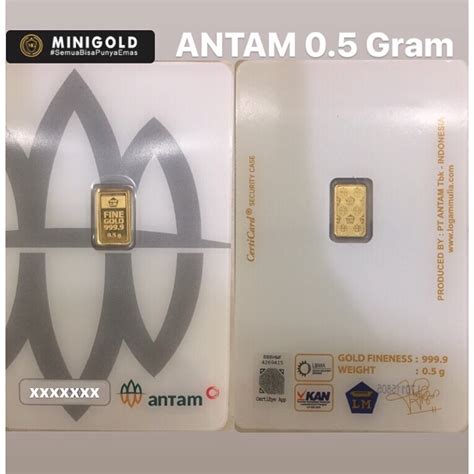 Jual Emas Logam Mulia Antam Gram Dan Gram Original