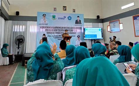 Verifikasi Lapangan Evaluasi Akhir Program Terpadu P2wkss Tingkat