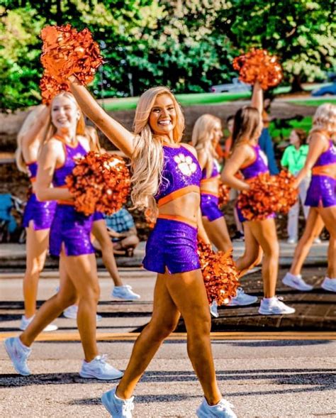 Clemson Rally Cats On Parade Rcheerleaders