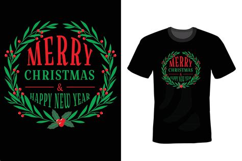 Christmas Day T Shirt Design Template 12581546 Vector Art At Vecteezy