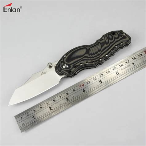 Enlan EW079 Folding Knife 8Cr13Mov Blade G10 Handle Outdoor Survival