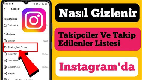 Instagram Takipçi ve Takip Listesi Nasıl Gizlenir Insta Takipçileri