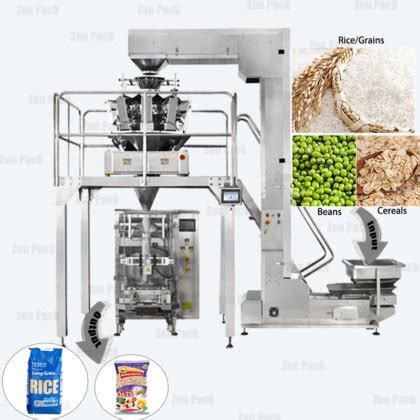 Fully Automatic Rice Weighing Kg Kg Kg Rice Sugar Bean Grain Bag