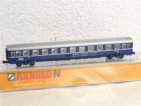 Arnold 3264 Personenwagen Blau 2 Klasse Spur N OVP Kaufen Auf Ricardo