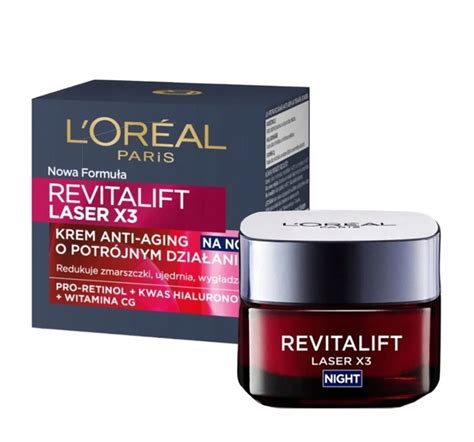 LOREAL REVITALIFT LASER X3 ANTI AGE KREM NA NOC 14364698584 Allegro Pl