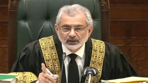 Cjp Qazi Faez Isa Shares First Quarterly Report Of Supreme Court The