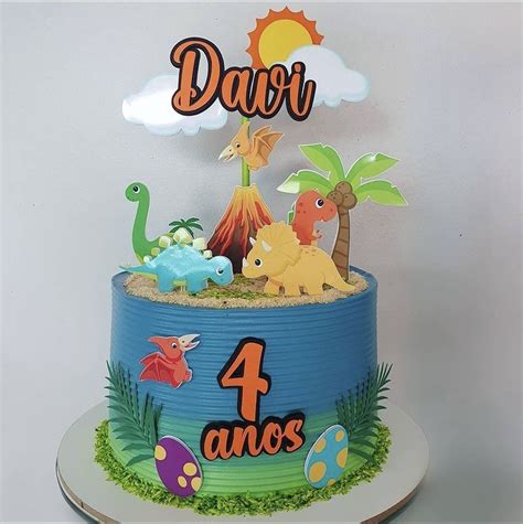 Dinosaur Themed Birthday Party Dino Party Birthday Party Cake Party