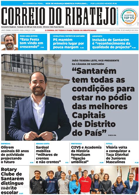 Correio Do Ribatejo Mar Jornais E Revistas Sapo Pt