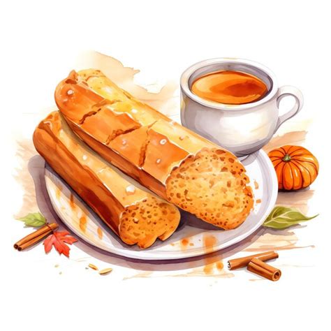 Hermosos Biscotti De Especias De Calabaza Con Ilustraci N De Im Genes