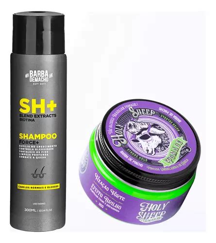 Kit Shampoo Sh Force Antiqueda E Pomada Efeito Molhado G