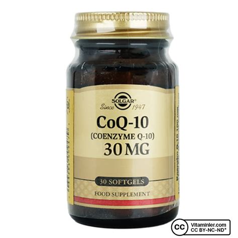 Solgar Coenzyme Q Mg Kaps L Vitaminler