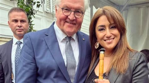 Musiker Burcu Karadağ der für Bundespräsident Steinmeier Ney spielte