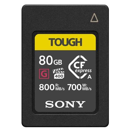 Tarjeta De Memoria Sony Compact Flash Express Tough Gb Clase A