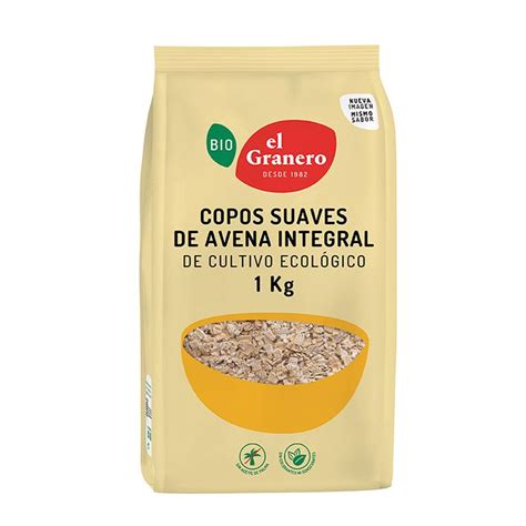 Copos Avena Finos Bio Kg El Granero Herbumadrid