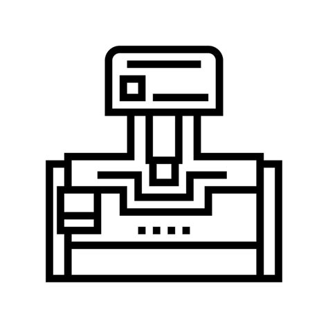 Molding Apparatus Line Icon Vector Illustration 18781592 Vector Art At