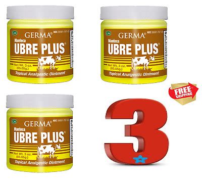 Germa Manteca Ubre Plus Topical Analgesic Ointment Oz Ung Ento