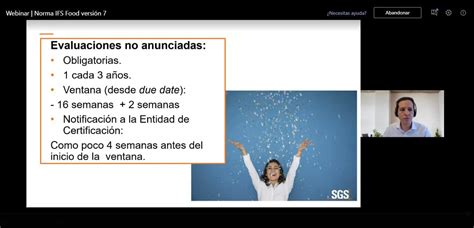 Webinar De Sgs Cambios Ifs Food Versi N Conesa Zamora Seguridad