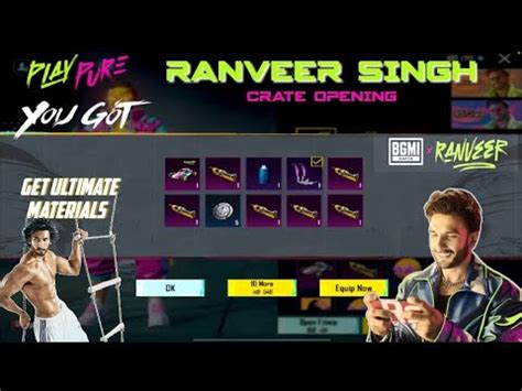 25000 UC SPEND BGMI Ranveer Singh Crate Opening Bgmi Unlimited