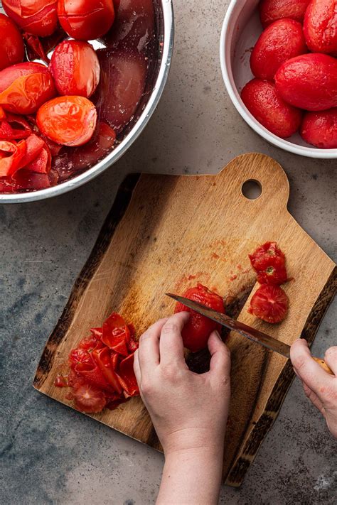 How To Peel Tomatoes Blanching Method Olivia S Cuisine