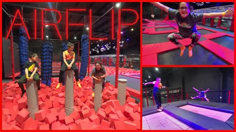 Airflip Trampoline Park East Kilbride | Twinned with AirThrill Inflatable Park! - YouTube