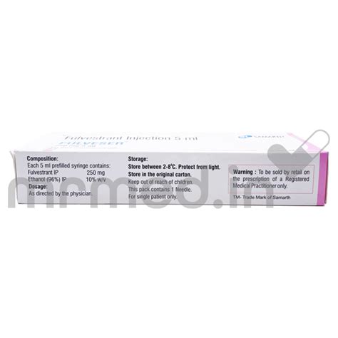 Buy Fulveser 250mg Injection Online Uses Price Dosage Instructions