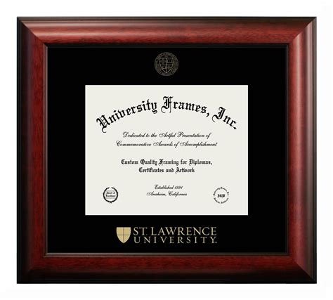 Satin Mahogany Diploma Frame Slu Brewer Bookstore