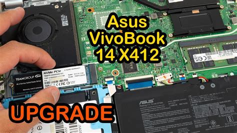 Upgrade LaptopAsus VivoBook 14 X412 Instalar Cambiar SSD En M 2