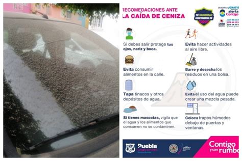 Ayuntamiento de Puebla emite recomendaciones por caída de ceniza Urbano