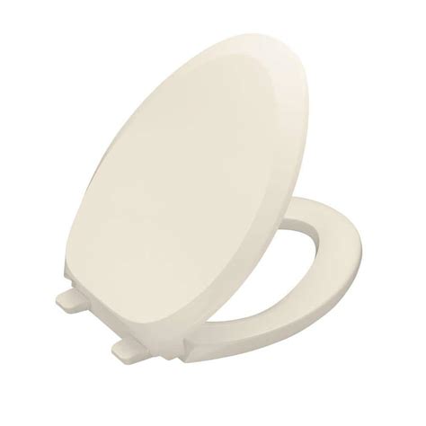 Kohler French Curve Elongated Quiet Closed Toilet Seat In Almond K 4713