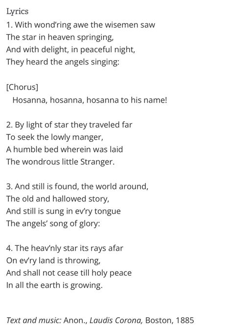 This Hymn Was Written By Someone Who Only Half Remembered The Nativity