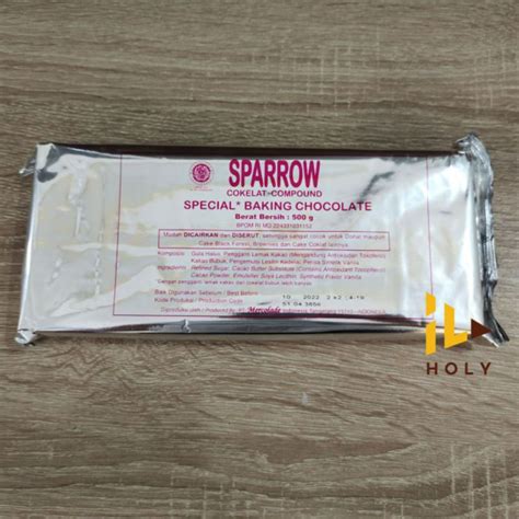 Jual Coklat Compound Sparrow Gr Cokelat Batang Dark Compound