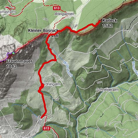 Ardning Alm Hütte Arlingsattel Kleiner Bosruck Karleck BERGFEX