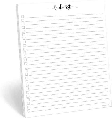 Amazon 321Done To Do List Notepad 50 Sheets 8 5 X 11 To Do