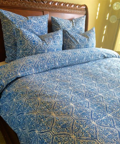 King Duvet Set/ Blue Duvet/ King Bed Cover / Blue Duvet Cover - Etsy