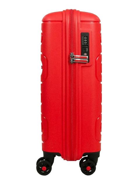 Valise Cabine Rigide Sunside Cm Tsa Abs Rouge Kiabi