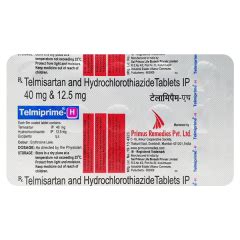 Buy Telmiprime H Tablet S Online At Upto Off Netmeds