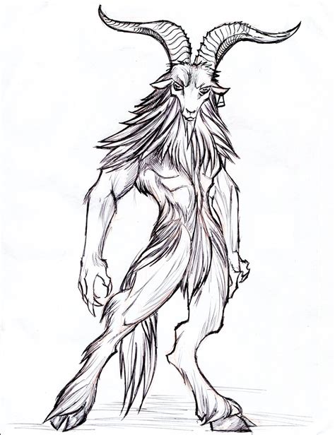Goat Head Drawing At Getdrawings Free Download