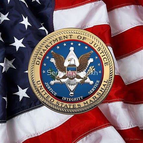 "U.S. Marshals Service - USMS Seal over American Flag" by Serge ...